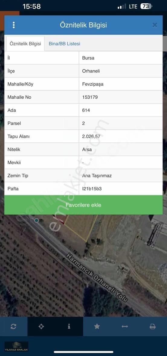 Bursa Orhaneli Fevzi Paşa Mah Ticari İmarlı - Görsel 2