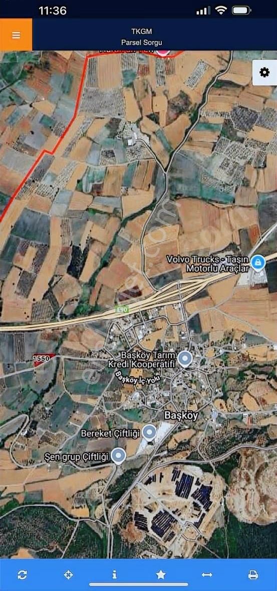 Nilüfer Başköyde Yolu Var 3.200 M² Tarladan 43 M² Hisseli Tarla - Görsel 3