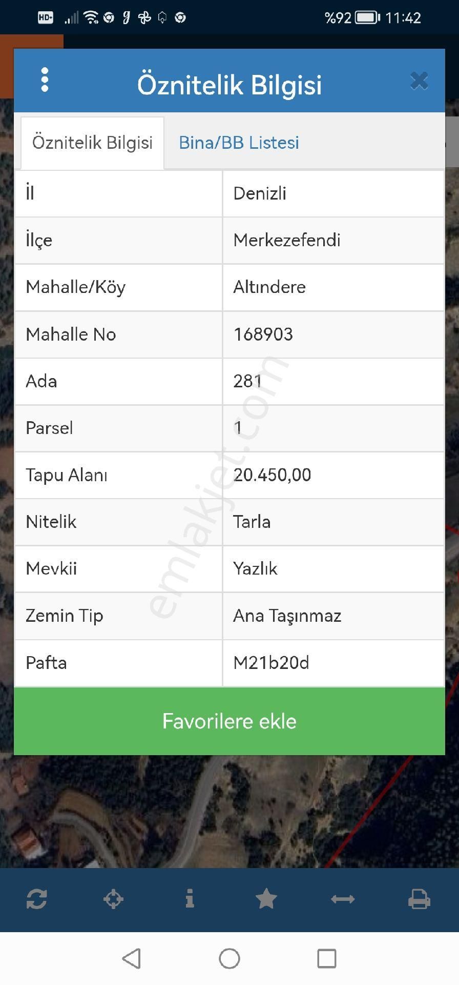 Denizli Merkezefendi Altindere Mahallesinde 20.450 M2 Tarla Satılık - Görsel 3
