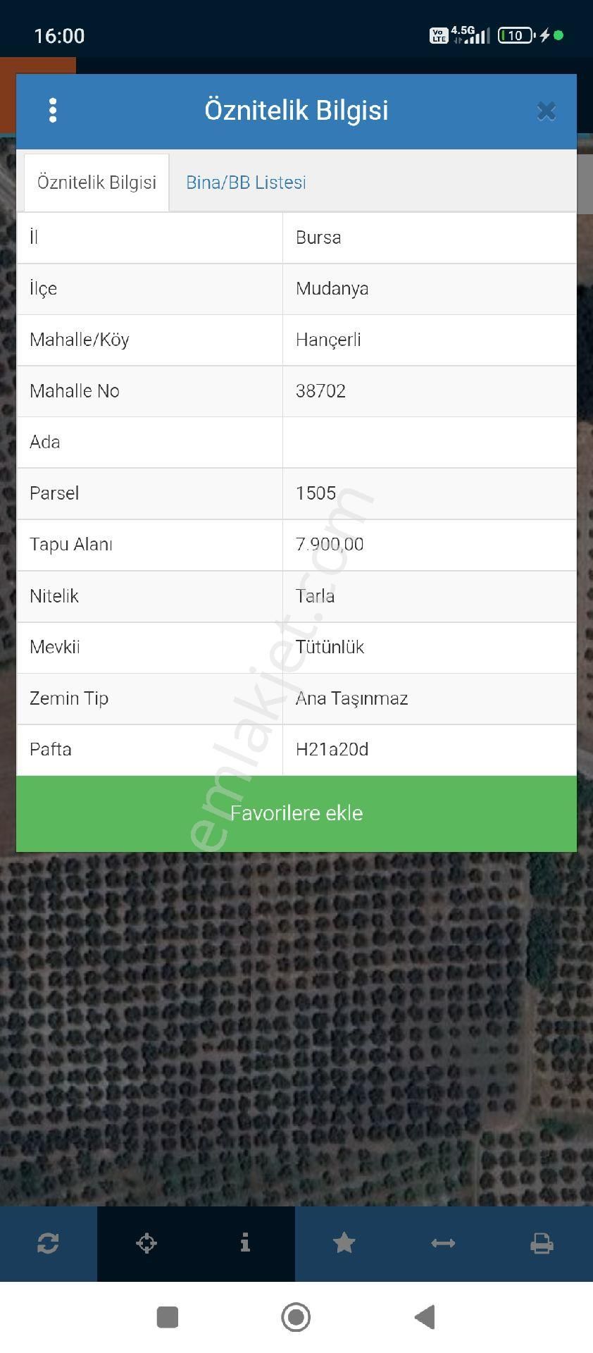Mudanya Hançerli Mahallesi Satılık 7.900 Mt Anayola Cepheli Tarla - Görsel 33
