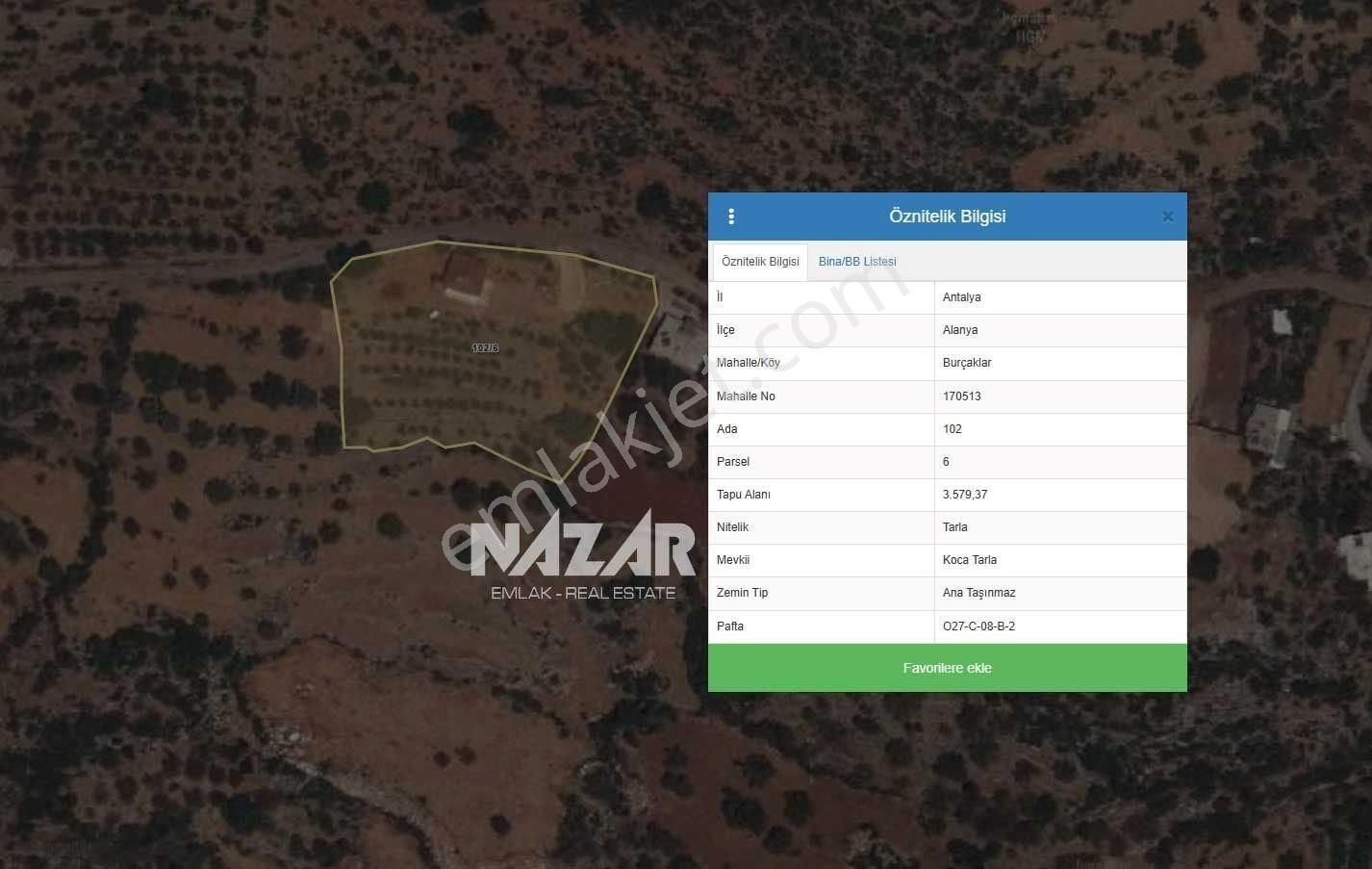 Alanya Burçaklar’da Satılık 3.579 M² Tarla Ve 1+1 Ev - Görsel 25