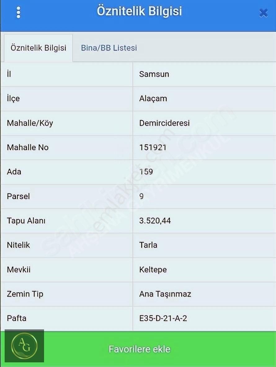 Ahşena'dan Alaçam'da Ev Yapımına Uygun 3520 M2 Satılık Arazi - Görsel 5