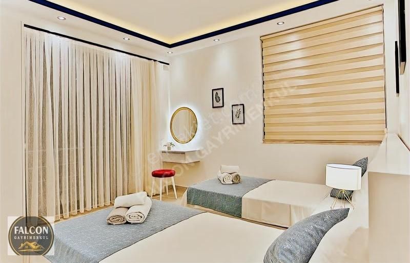 Falcon'dan Kalkan'da Satılık Deniz Manzaralı Villa - Görsel 11