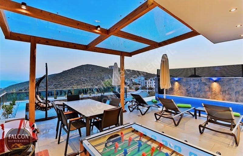 Falcon'dan Kalkan'da Satılık Deniz Manzaralı Villa - Görsel 17
