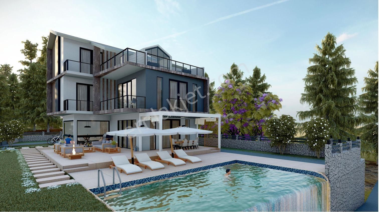 Goldhouse Dan Satılık 8+1 Faralya Da Tripleks Müstakil Villa