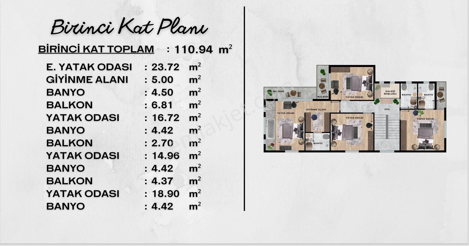 Goldhouse Dan Satılık 8+1 Faralya Da Tripleks Müstakil Villa - Görsel 15