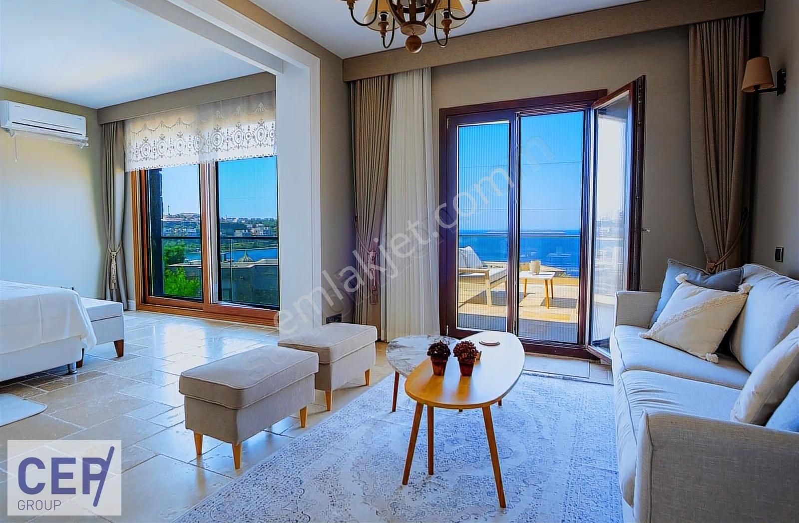 Türkbükü Hebil Koyunda Denize Sıfır Lüks Tripleks Villa - Görsel 22