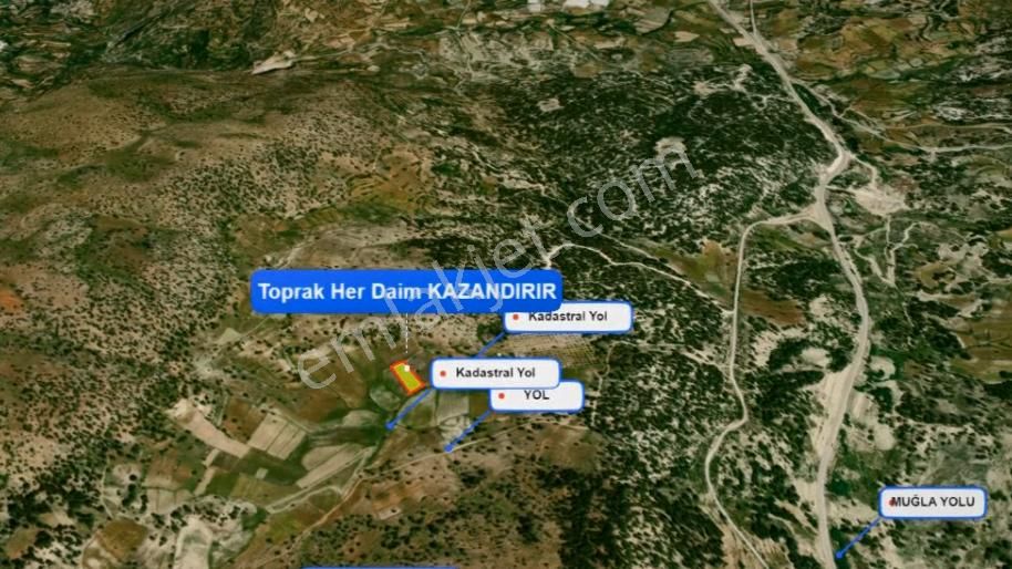 Muğla'ya 70 Km De Bölgenin En Uygun Fiyatlı Tarlası! - Görsel 2