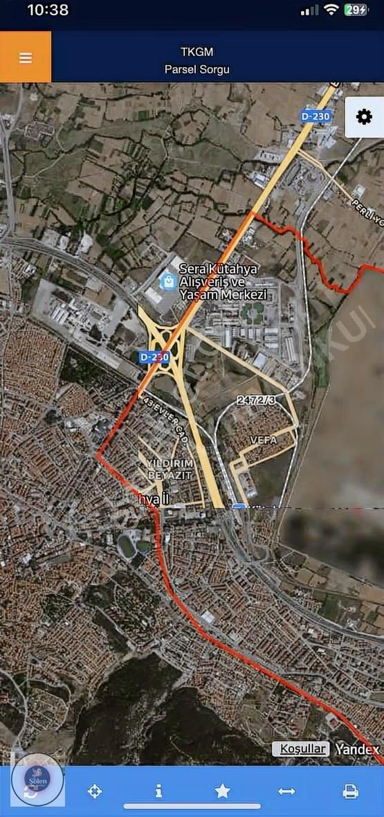 Kütahya Merkez Vefa Mahallesi Nde Satılık Arsa - Görsel 3