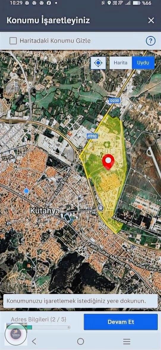 Kütahya Merkez Vefa Mahallesi Nde Satılık Arsa - Görsel 5