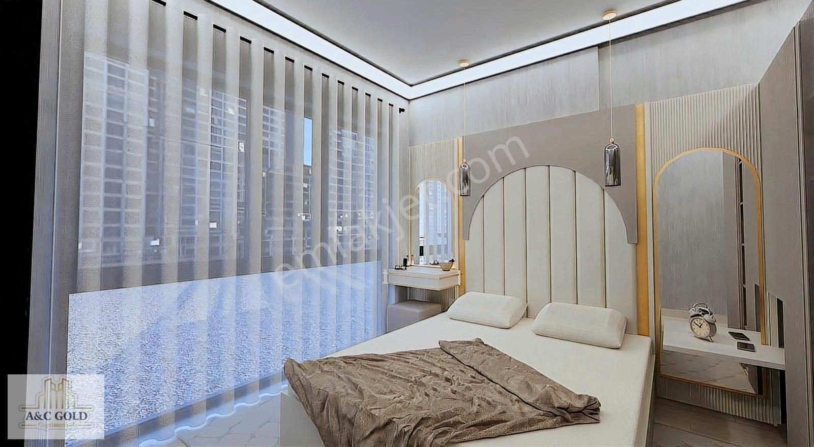 Satılık Ultra Lüks Kira Getirisi Yüksek.1+1 Daireler - Görsel 8