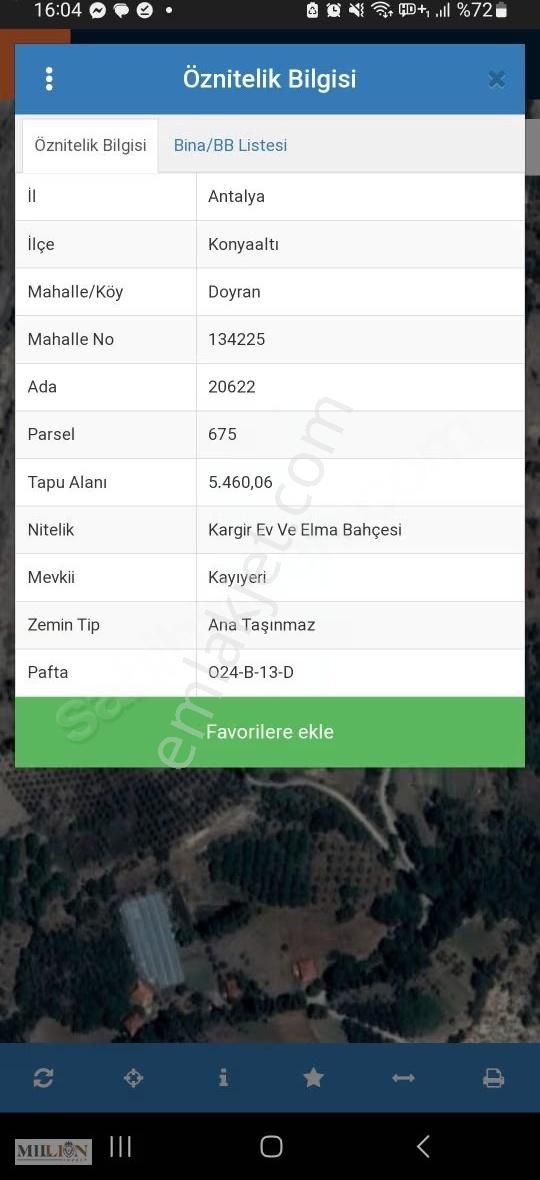 Konyaaltı Doyranda Satılık 5460m2 Tek Tapu Ev Ve Bahçe - Görsel 17