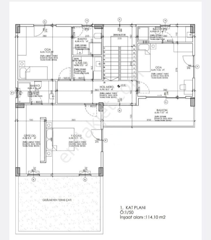 Önerler'de Milenyum Villalarına Yakın Projeli Ruhsatlı 1.062m2 Satılık Arsa - Görsel 8