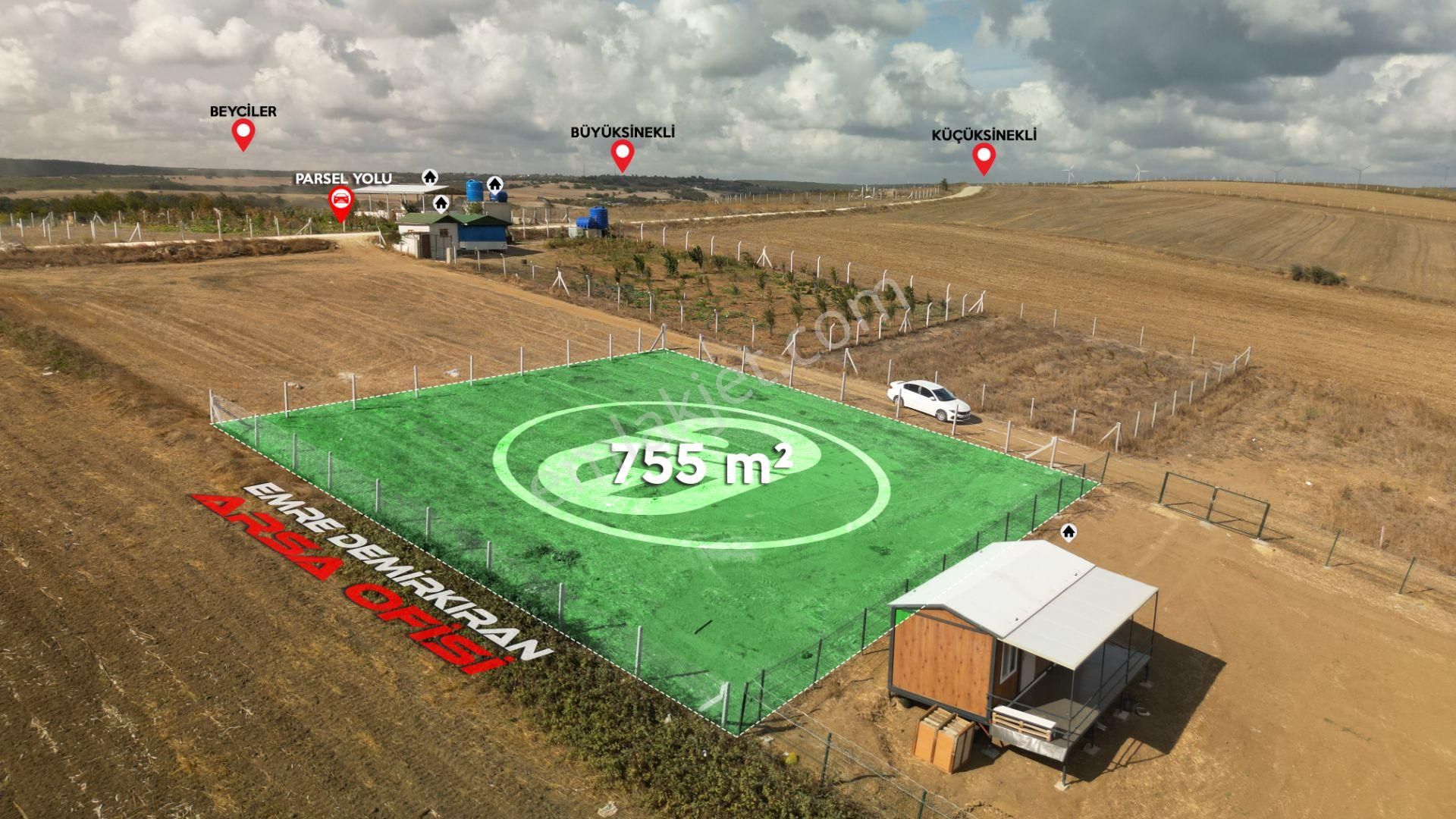 Silivri Fenerköy'de Etrafı Tel Örgülü 755 M² Satılık Tarla - Görsel 3