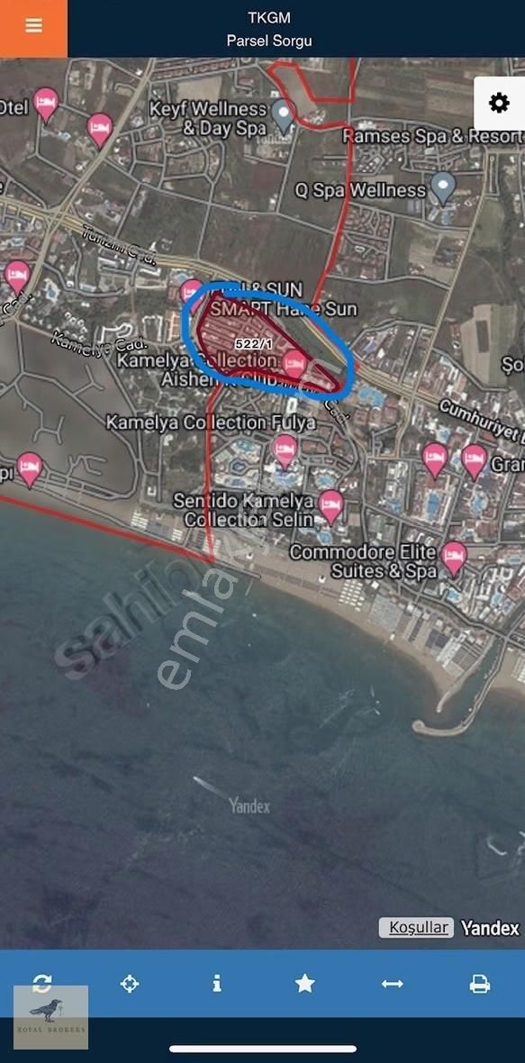 Satılık, Antalya, Side, Denize Sıfır, 7/24 Güvenlikli Sitede - Görsel 8