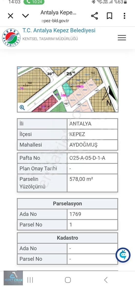 Satılık Antalya Varsak'ta 1138 Ticari M2 Konut Arsalar - Görsel 4