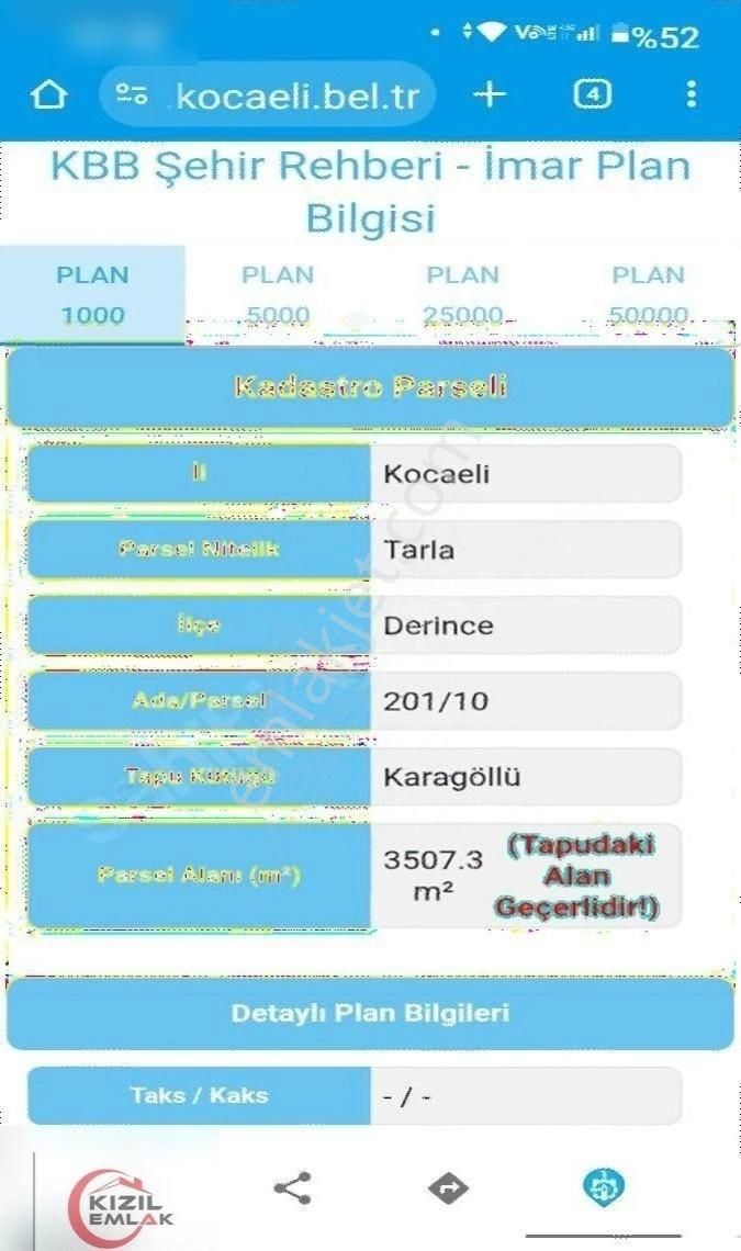 Kocaeli Derince Karagöllü'de 3.507 Metrekare Yol Cepheli Satılık - Görsel 4