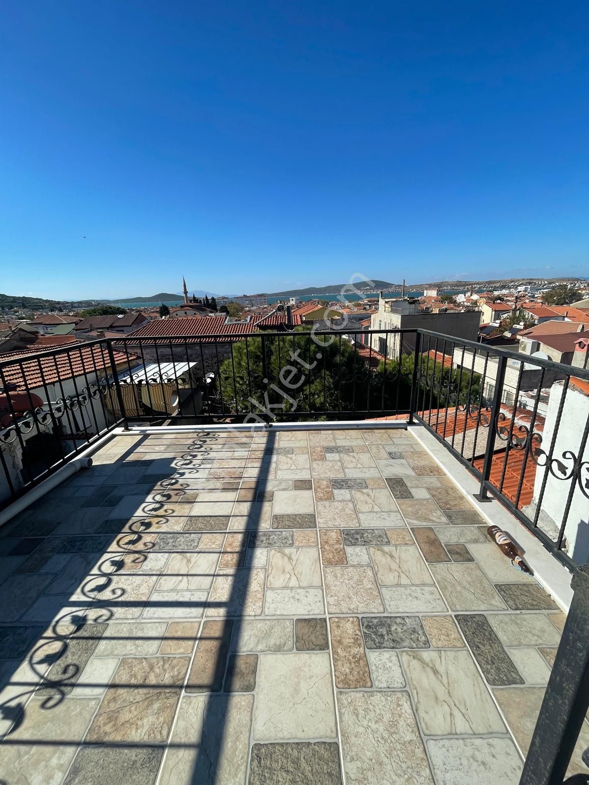 Ayvada'dan Ayvalık Merkez'de Deniz Manzaralı 2 Katlı 2+1 Taş Ru Evi - Görsel 28