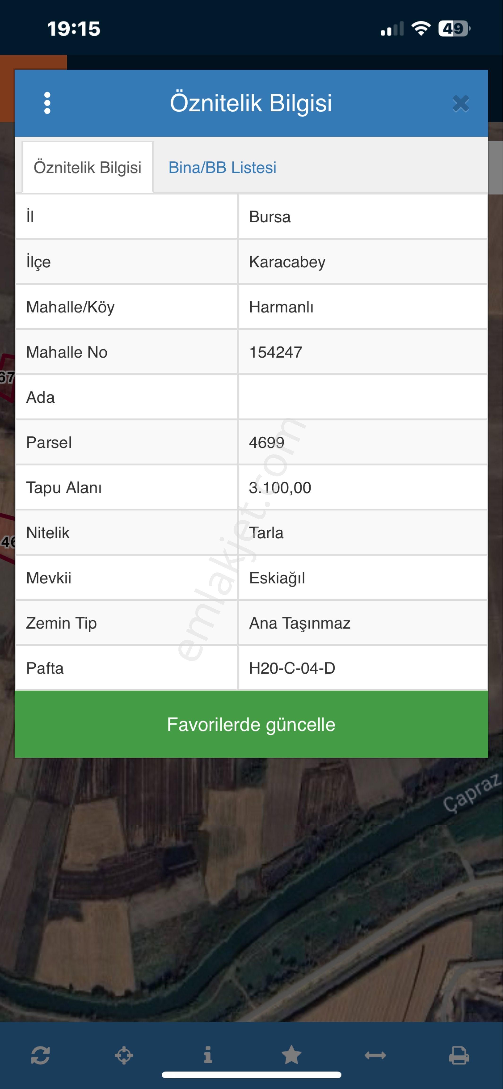 Karacabey Harmanlı'da Satılık 3.100 M2 Tarla - Görsel 6