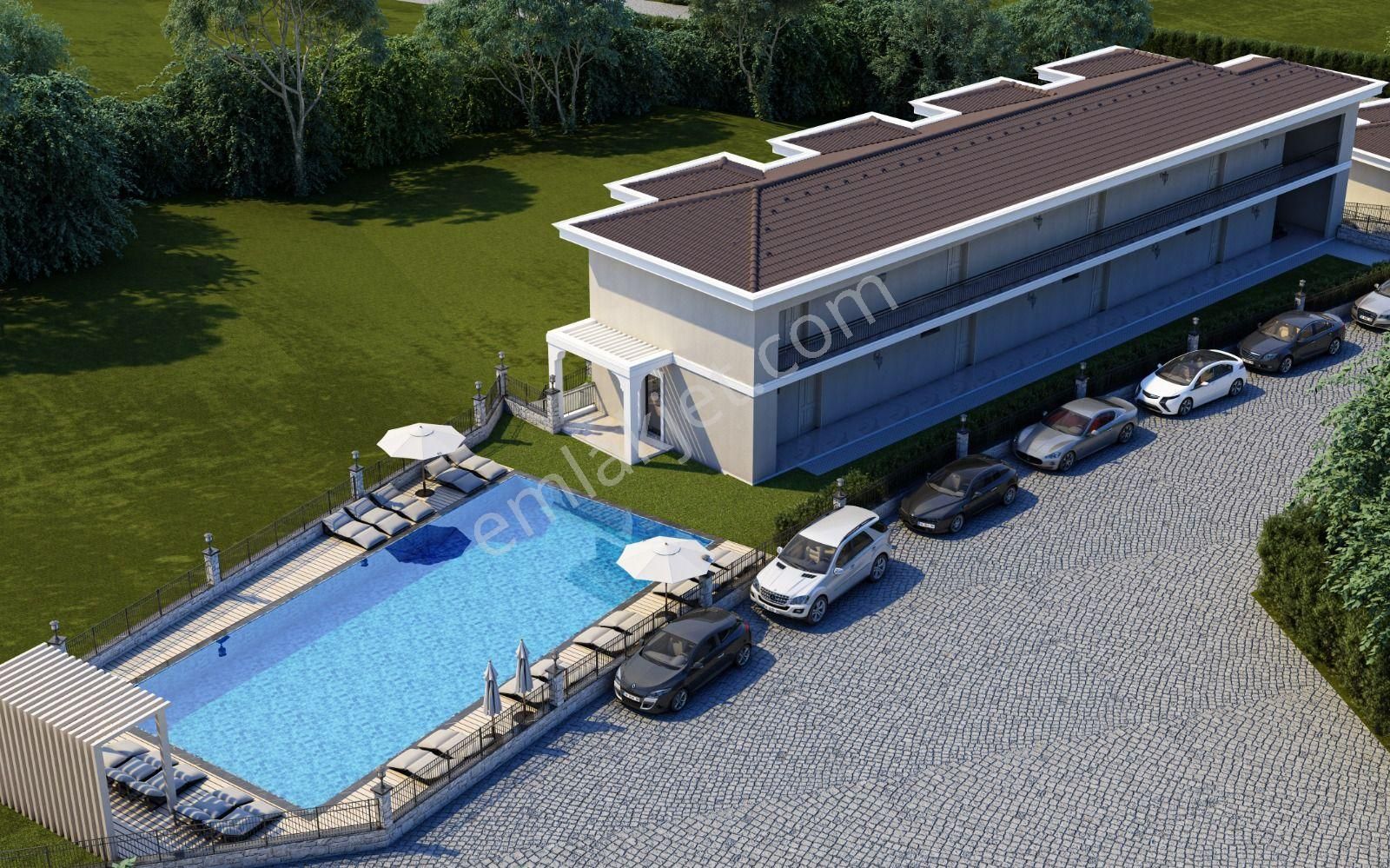 Aclass'dan Butik Bır Sıte Icerısınde Denız Manzaralı-havuz-otopark-bahçe-yeni Yapım Bahçe Dublex