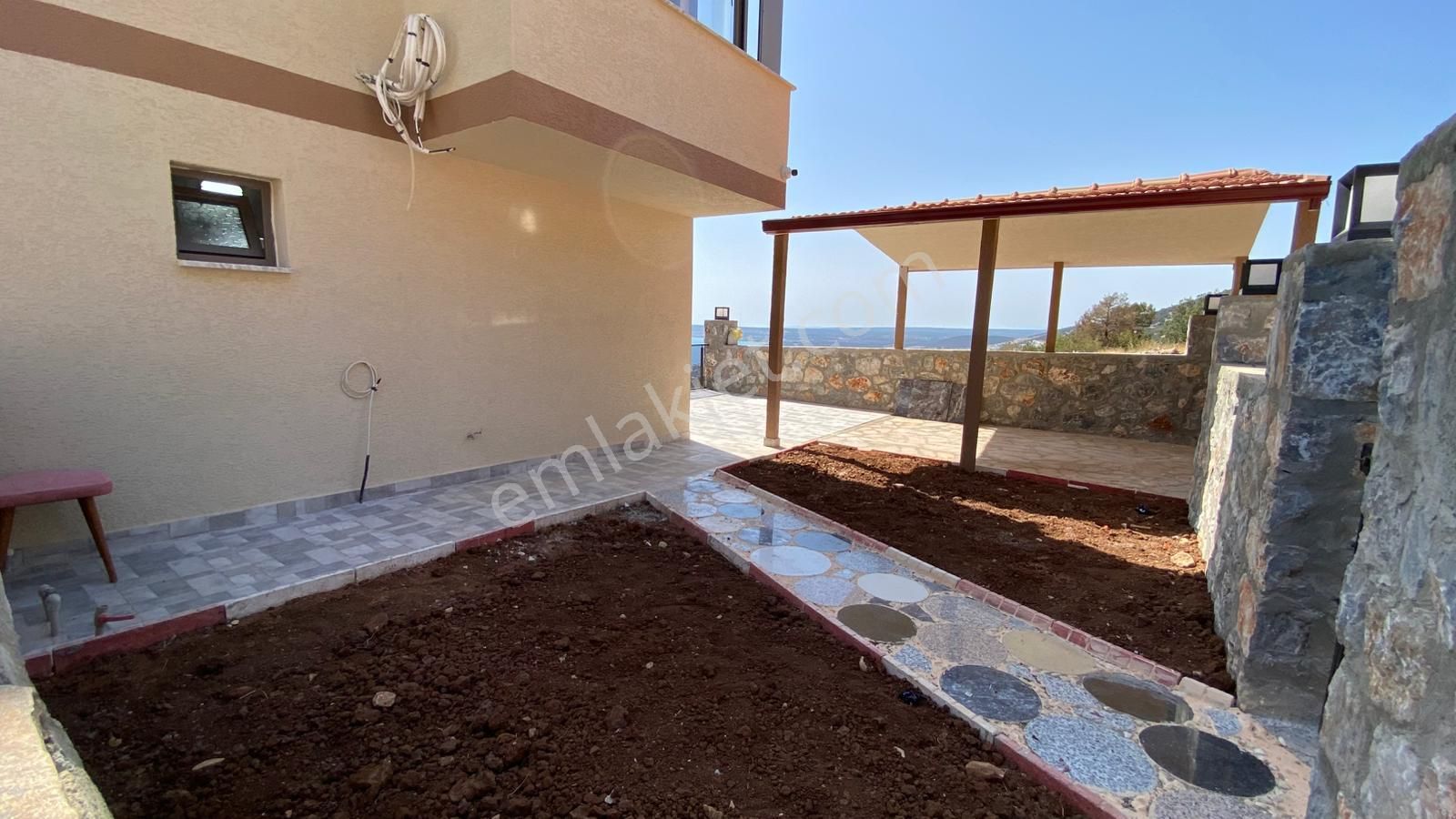 Didim Akbükte Hakim Tepede Full Manzaralı Lüks Villa - Görsel 14