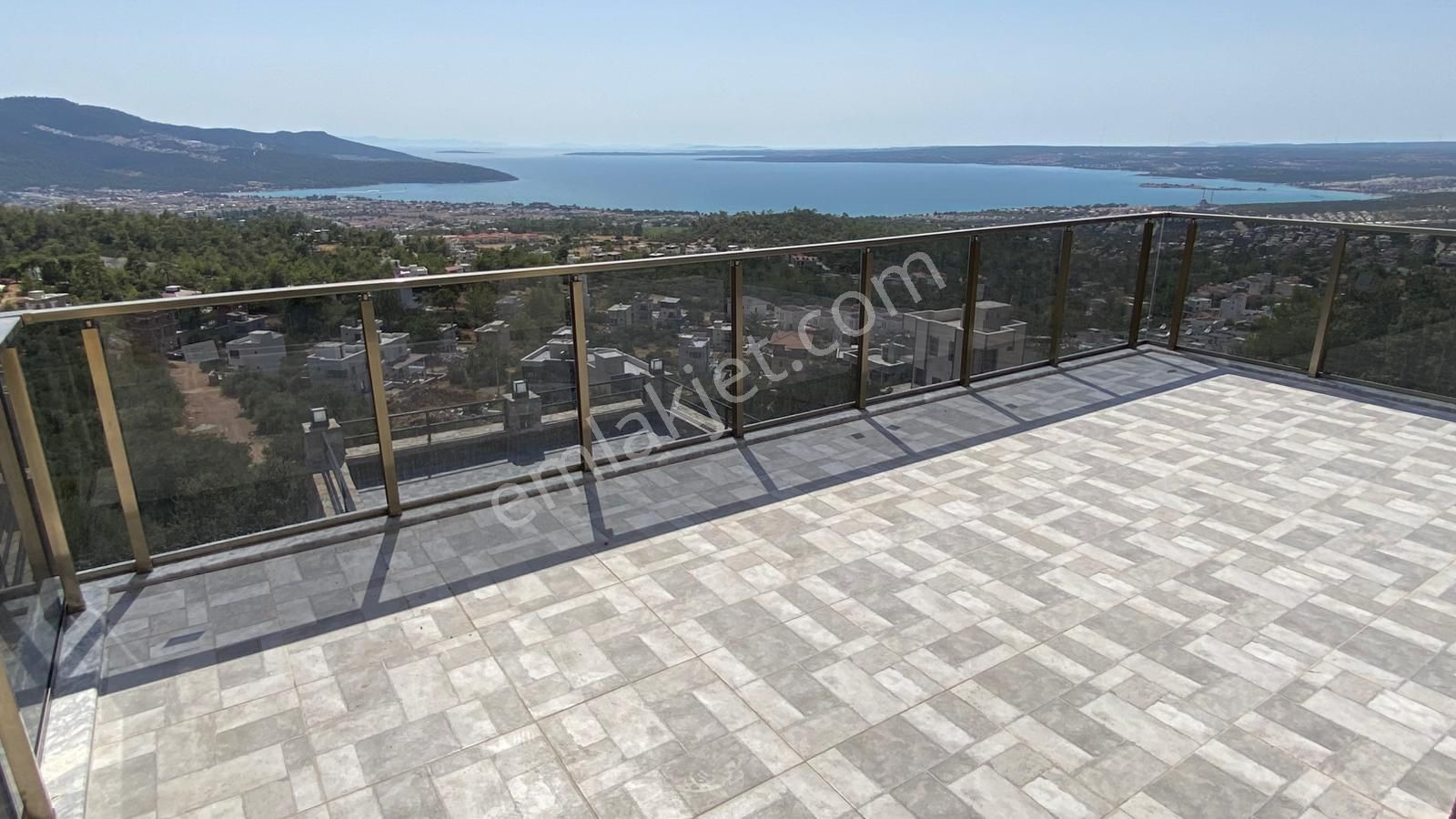 Didim Akbükte Hakim Tepede Full Manzaralı Lüks Villa - Görsel 10