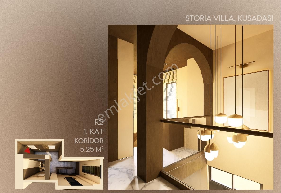 Kuşadası Storia Da Bağımsız Natamam Müstakil Villa 5+2 - Görsel 11