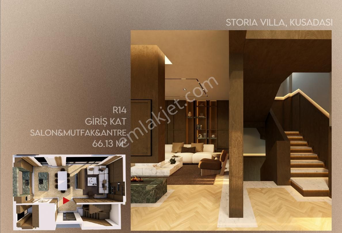 Kuşadası Storia Da Bağımsız Natamam Müstakil Villa 5+2 - Görsel 10