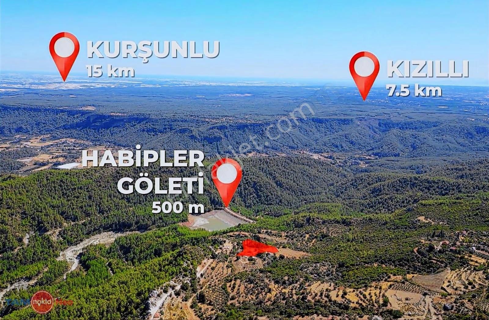 Döşemealtı Ahırtaş'ta 23.000m²villa Yapımına Uygun Takaslı Arazi - Görsel 5