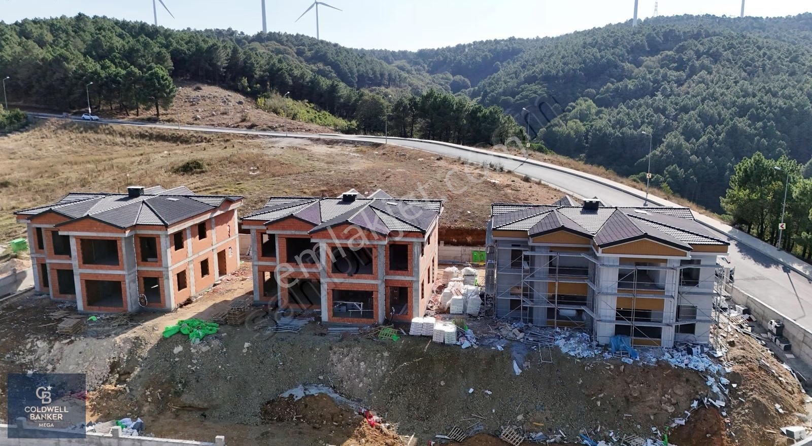 Çatalca Kiptaşta Tepe Konumda Müstakil Bahçeli İkiz Villa - Görsel 4