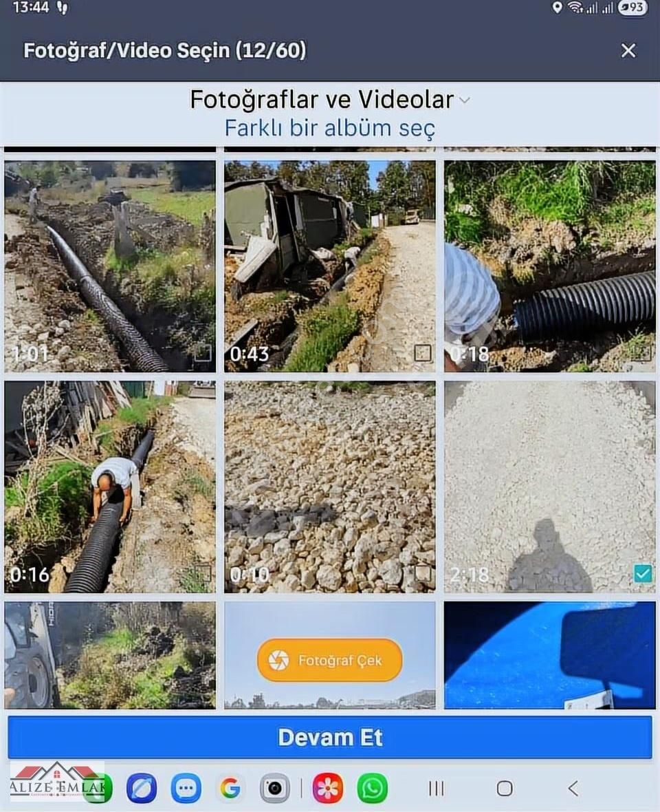 Alizeden Çatalca Çiftlikköyde Etrafı Çevrili Çap Muvakatnameli - Görsel 3