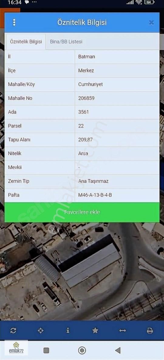 Emlak 72' Den Cumhuriyet Mahallesi'nde Müstakil Arsa - Görsel 2