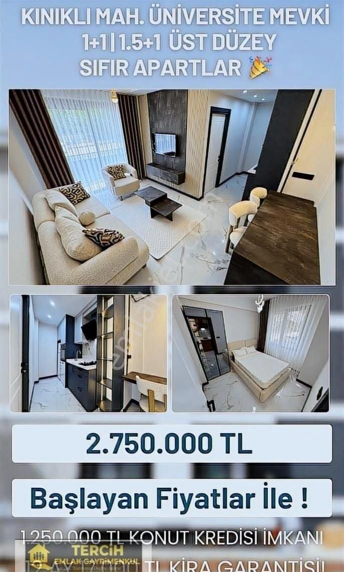 Tercih Gayrimenkul'den Kınıklı Muhteşem Lokasyonda Sıfır Apartla - Görsel 4