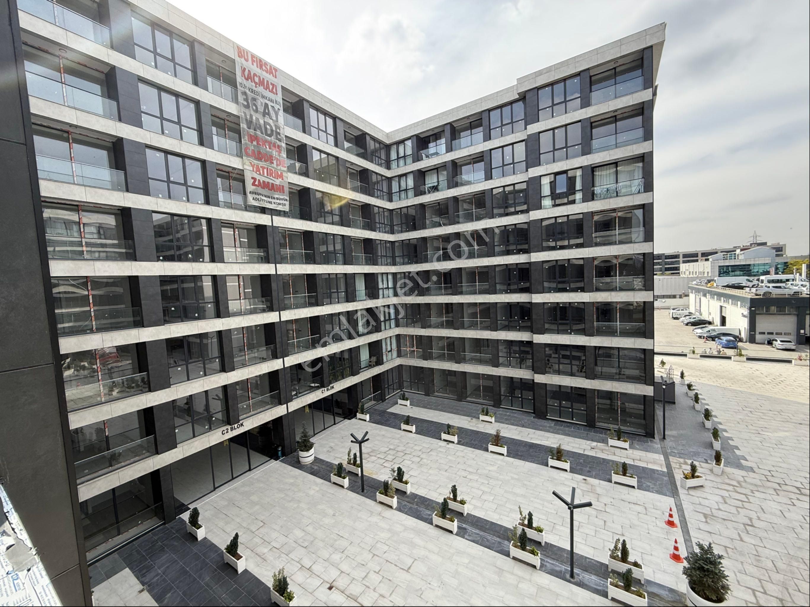 İpektaş Cadde Projesinde Kiralık 1+1 Daire Ve Ofis - Görsel 19