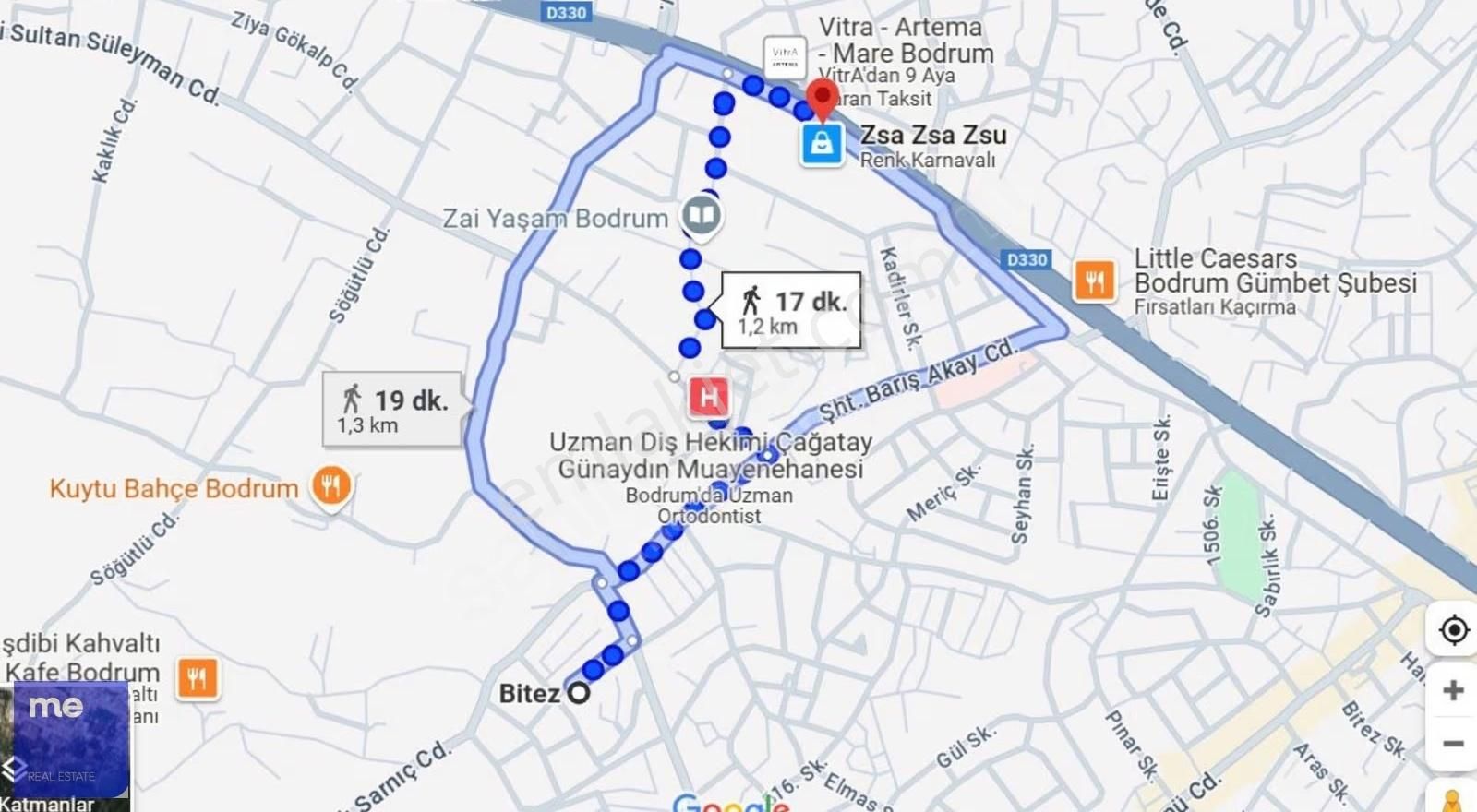 Bodrum/bitez'de Merkezi Konum Site İçi 2+1 Satılık Fırsat Daire - Görsel 9