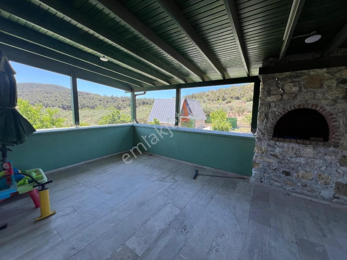 Foçada Satılık Havuzlu Taş Dubleks Villa Ve 2 Adet Bungalov - Görsel 13