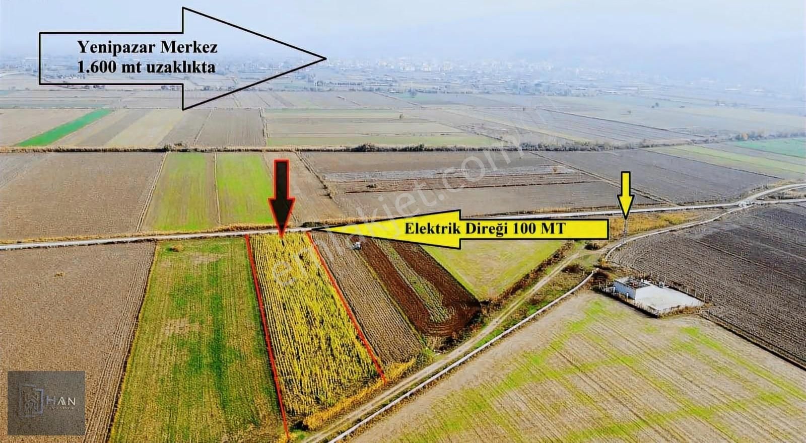 Yenipazar Merkeze 2 Km Mesafede Satılık Tarla - Görsel 2