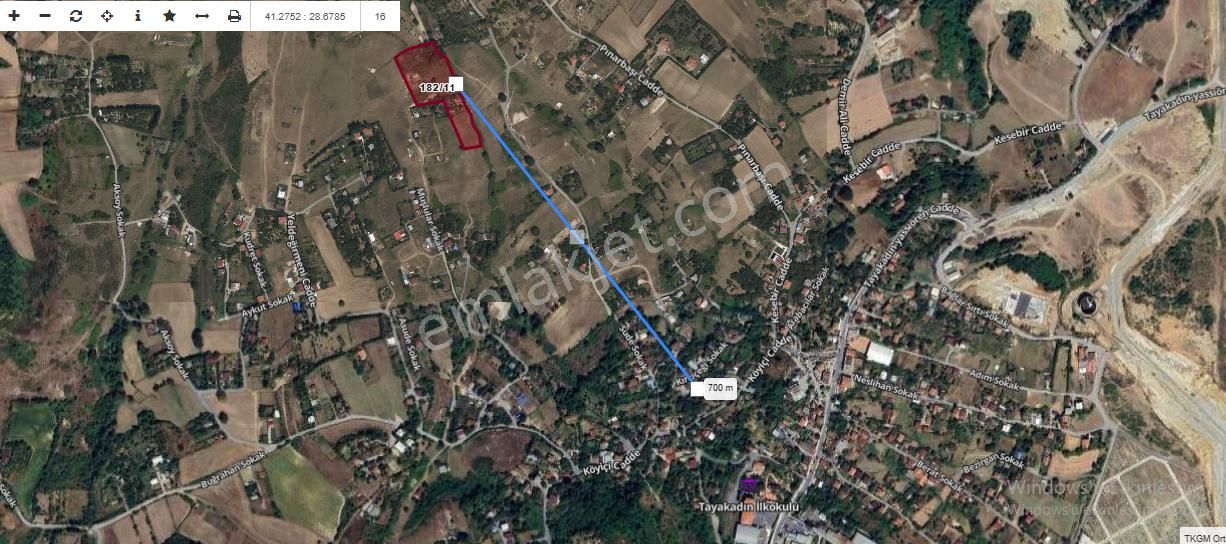 Arnavutköy Tayakadın Satılık Arsa , 645 M2 Yolu Var Evlerin Yakını İmarlı - Görsel 3