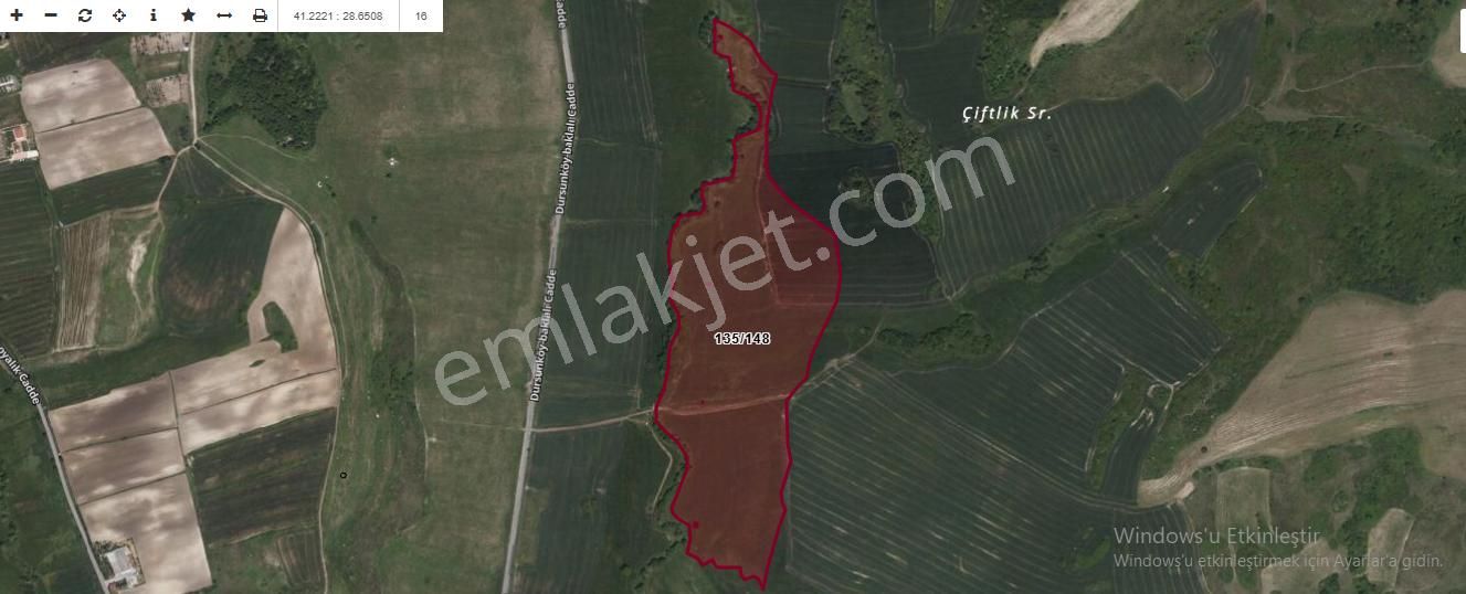 Arnavutköy Dursunköyde Satılık Arsa , 301 M2 Yolu Var Hisseli - Görsel 2