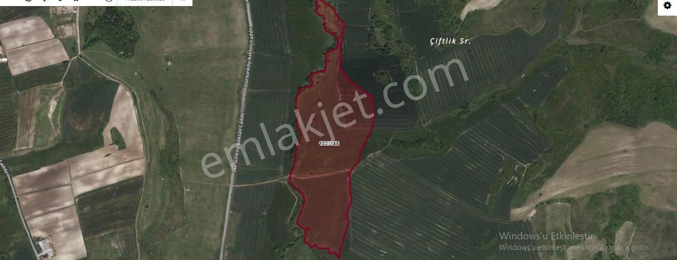 Arnavutköy Dursunköyde Satılık Arsa , 301 M2 Yolu Var Hisseli