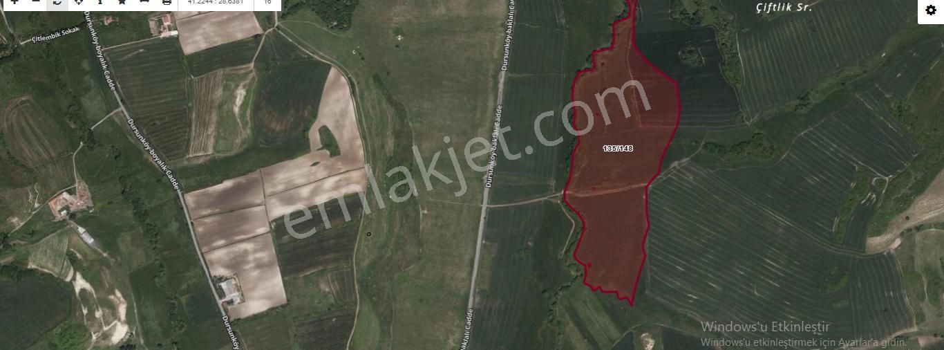 Arnavutköy Dursunköyde Satılık Arsa , 301 M2 Yolu Var Hisseli - Görsel 5