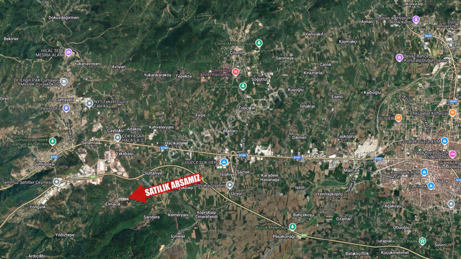 Gümüşova Elmacık Köyü | 2 Kat İmarlı 927 M2 Satılık Köşe Parsel - Görsel 8