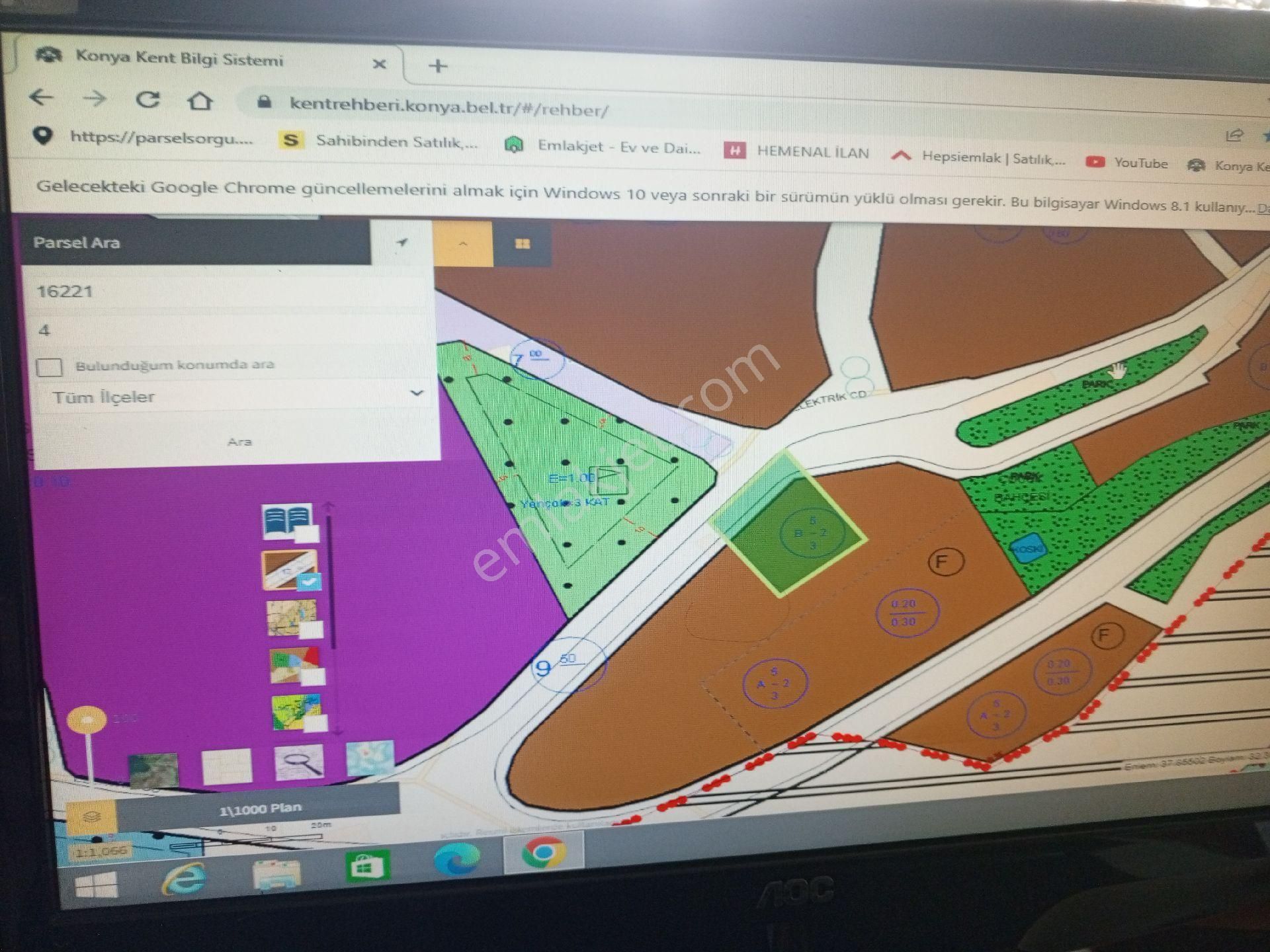 Konya Meram Dere Mah. 750 M2 2.kata İmarlı Satılık