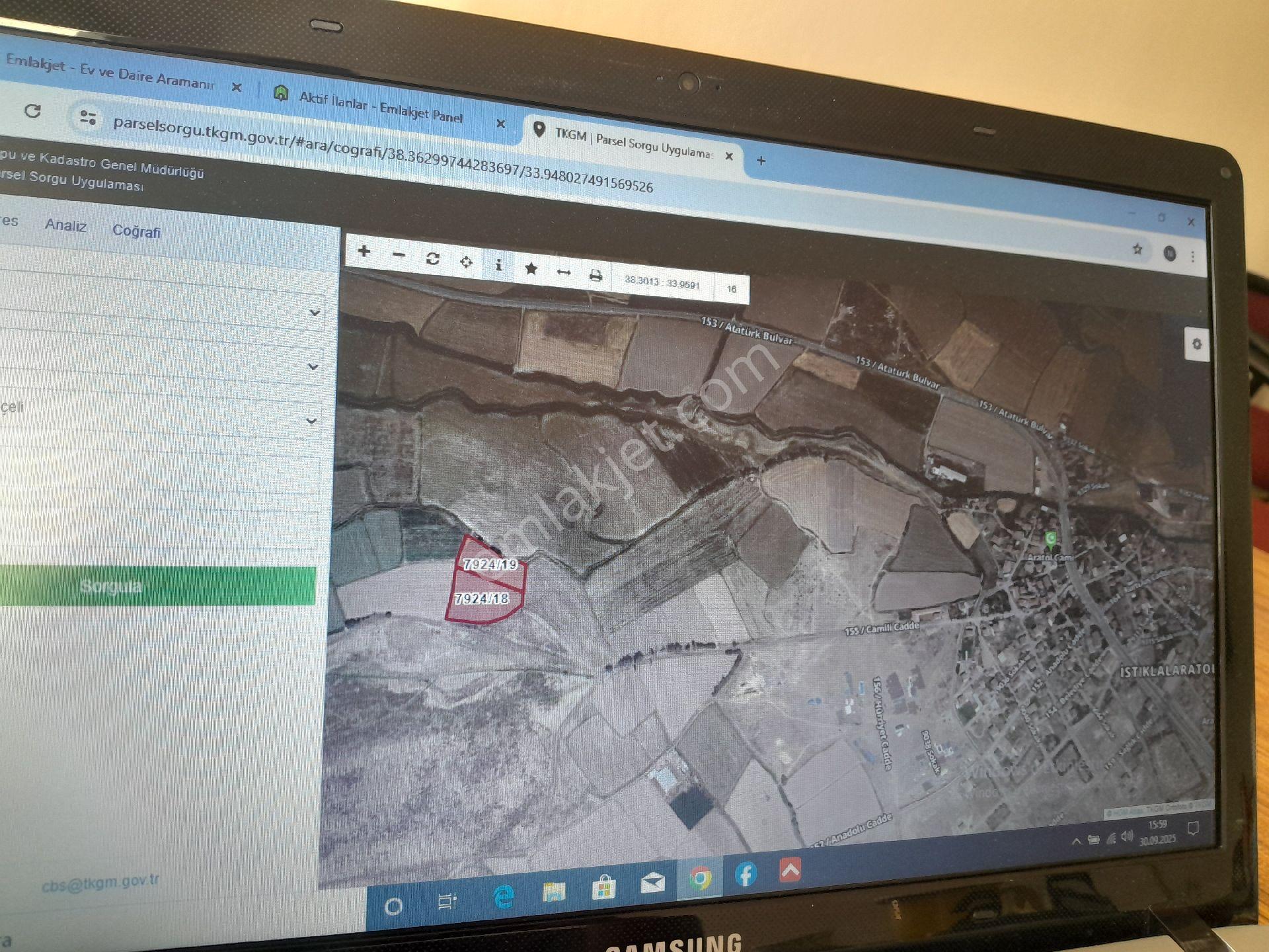 Aratol Bahçelide Satılık Sulu Tarla - Görsel 3