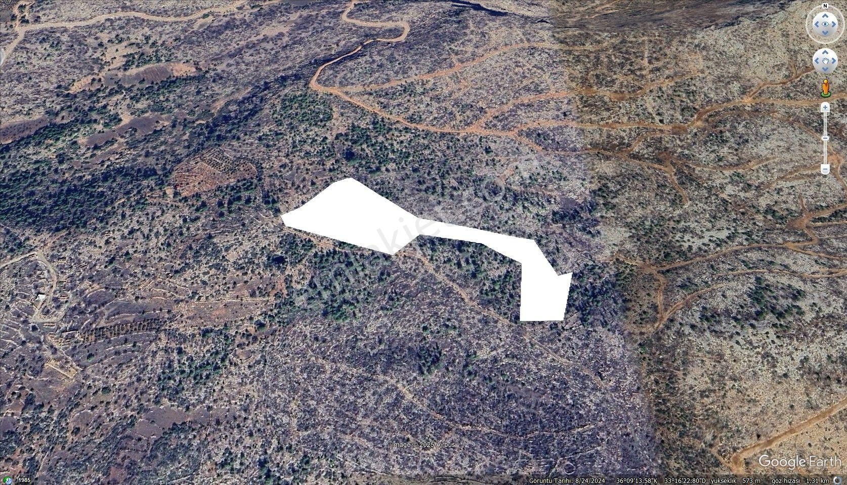 Örendüzünde Satılık 28 Dönüm Müstakil Tapu Arazi - Görsel 2