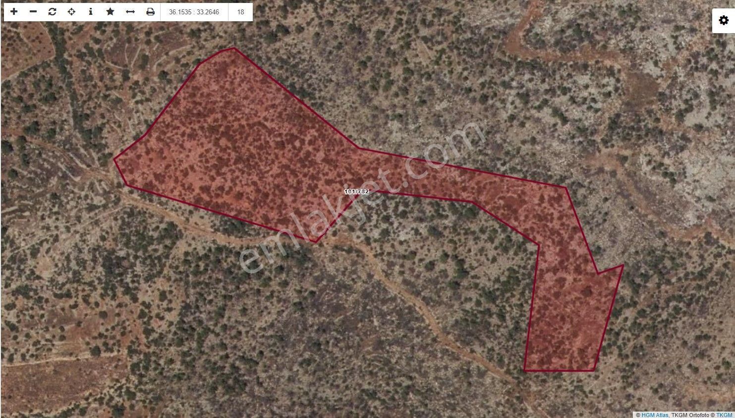 Örendüzünde Satılık 28 Dönüm Müstakil Tapu Arazi - Görsel 6