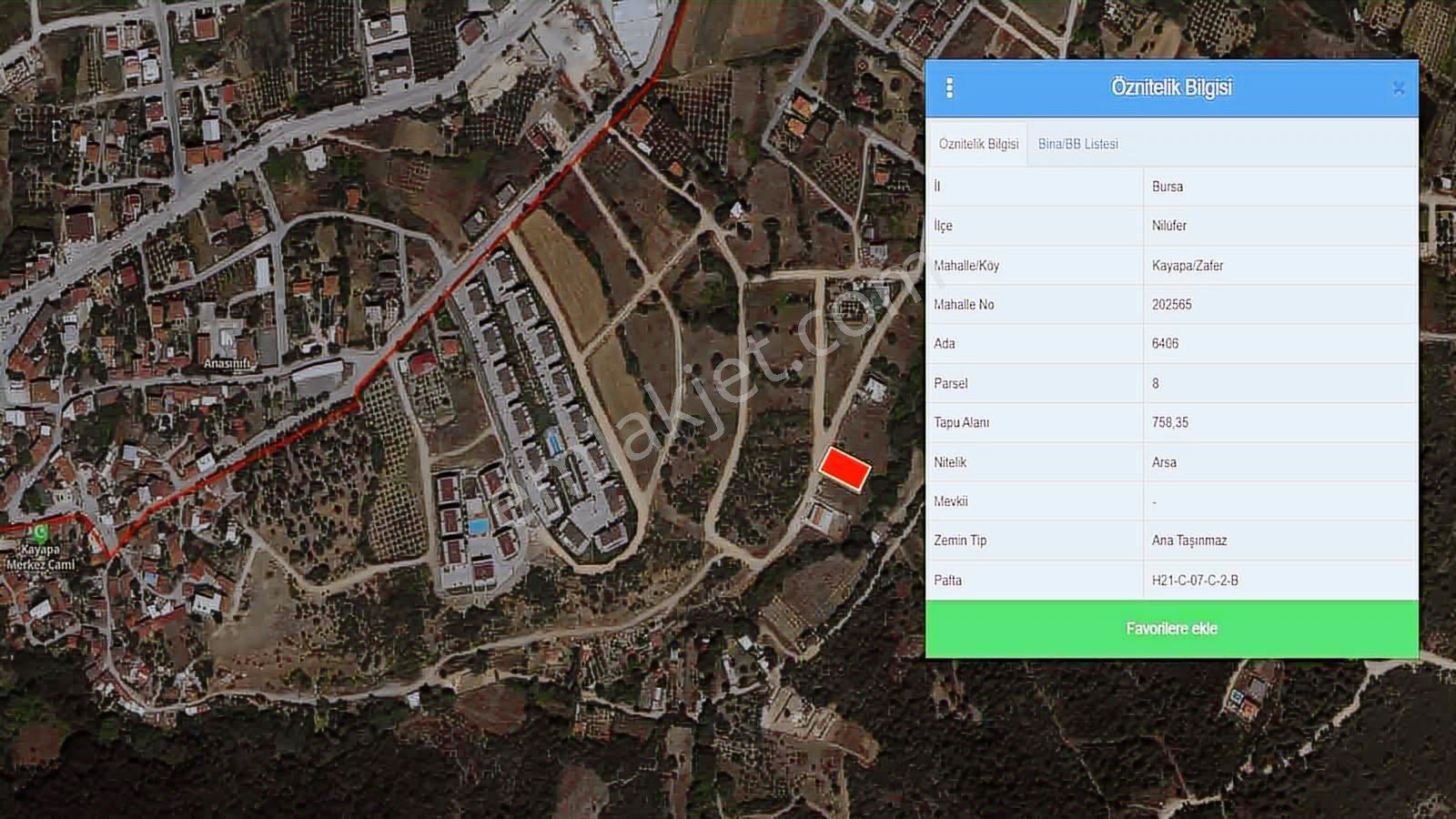 Kayapa'da Prestijli Lokasyonda Satılık Villa İmarlı Arsa - Görsel 3