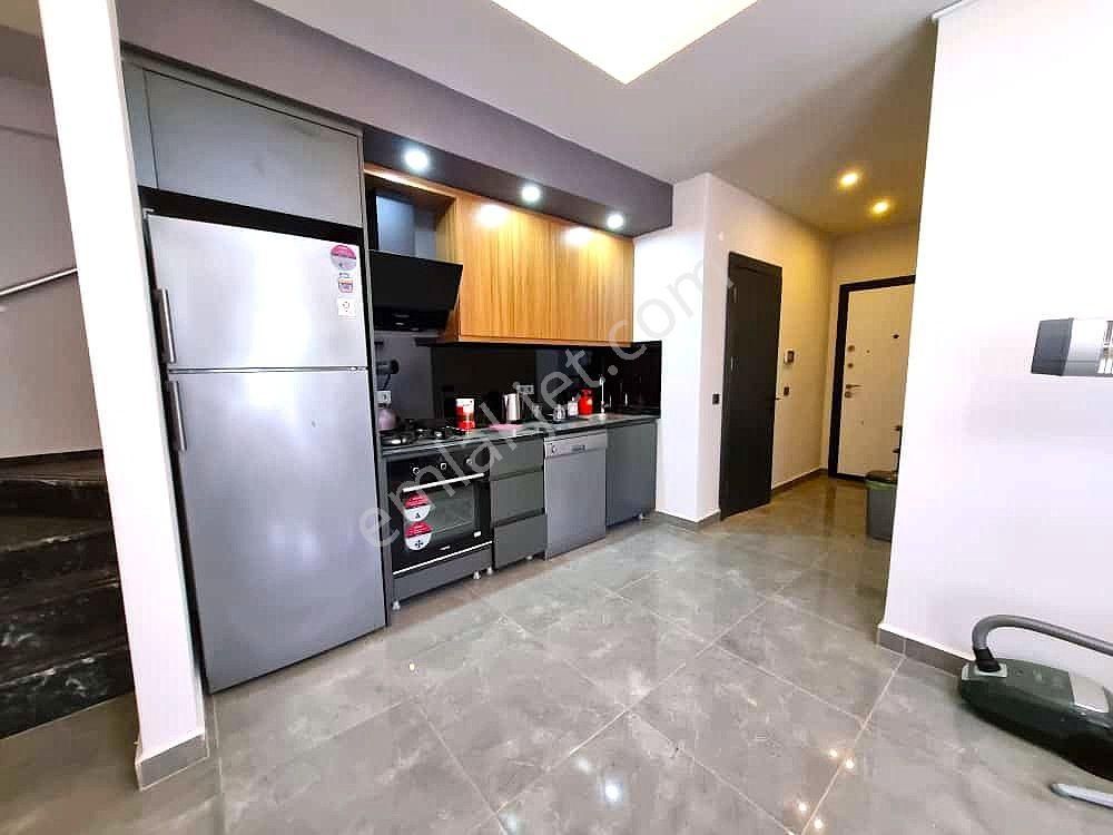 Oba Mahallesi Merkezi Konumda Kiralık 2+1 Full Eşyalı Dubleks Bahçe Dairesi - Görsel 14