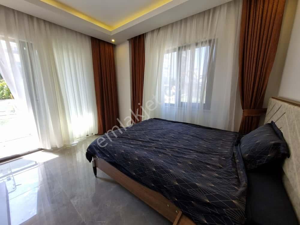 Oba Mahallesi Merkezi Konumda Kiralık 2+1 Full Eşyalı Dubleks Bahçe Dairesi - Görsel 23