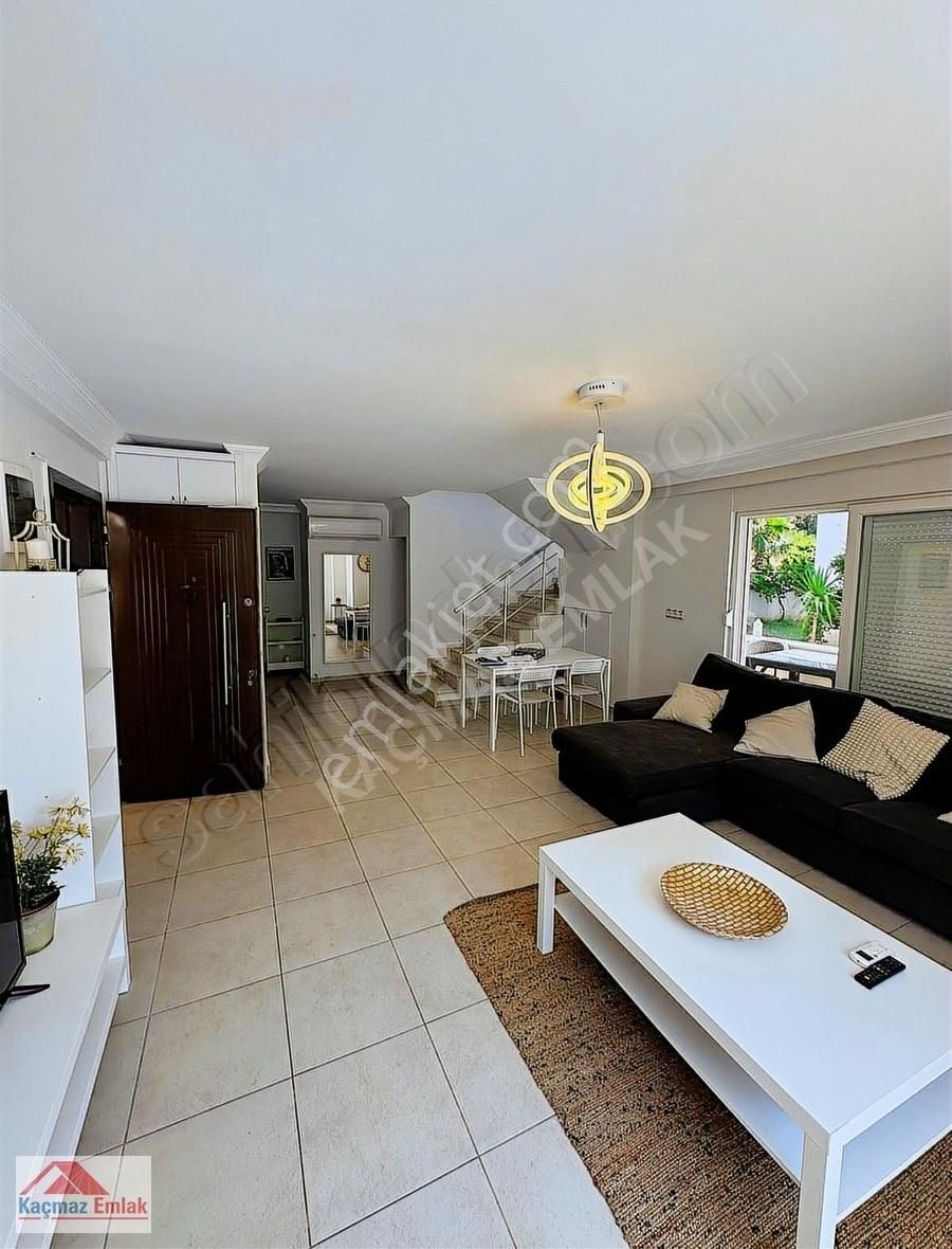 Manavagat Side De Site İçinde Satılık 2+1 Esyalı Bahçe Dublex - Görsel 14